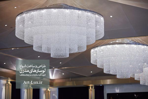 مدل لوستر تالار عروسی