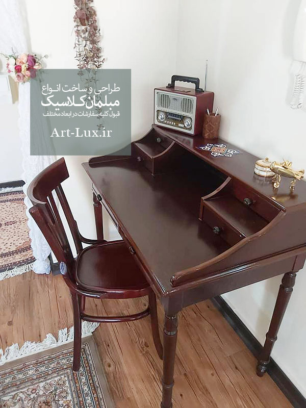  میز تحریر چوبی مدرن