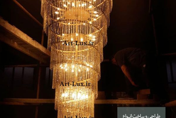 لوستر چوبی ویلایی