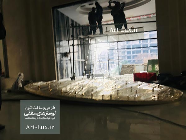 مونتاژ لوستر کریستال