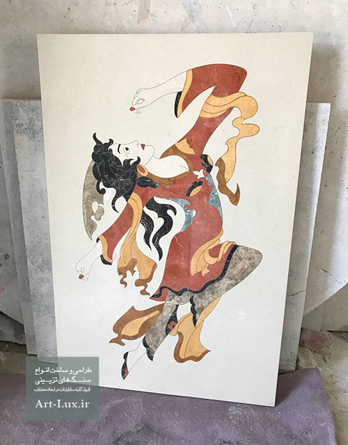 سنگ معرق کف لابی