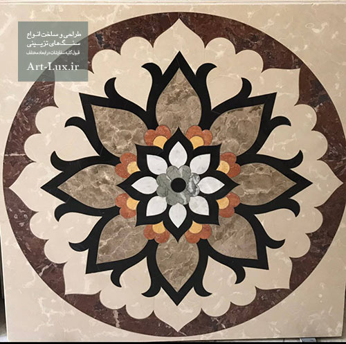طراحی سنگ کف لابی یک در یک