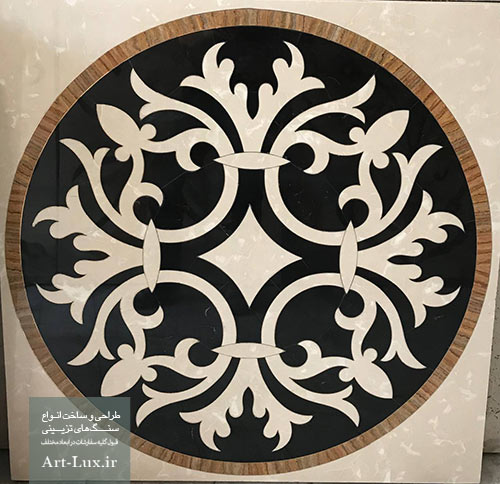 طرح سنگ کف لابی یک در یک