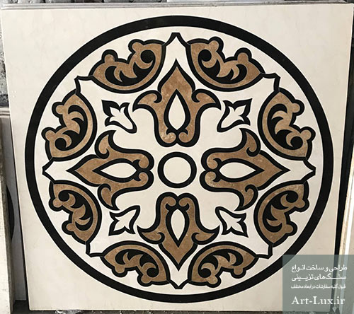 طراحی سنگ کف لابی 120 در 120 سانت