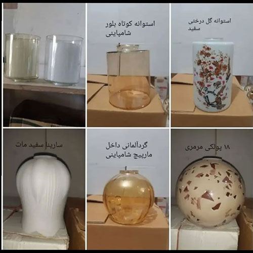 قطعات لوستر و شمعدان

