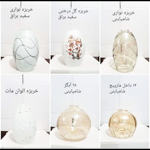 قطعات شمعدان کریستال
