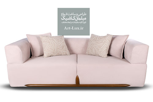 مبل یکنفره لوکس با طراحی خاص و رنگبندی متنوع