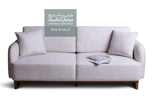 بهترین مبل دو نفره کلاسیک با پارچه مخمل