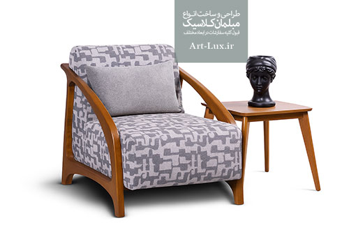 مبل سه نفره لوکس با طراحی خاص و رنگبندی متنوع