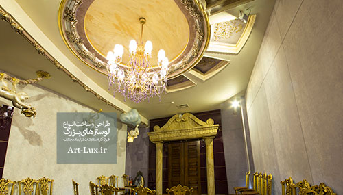 نورپردازی لوکس تالار
