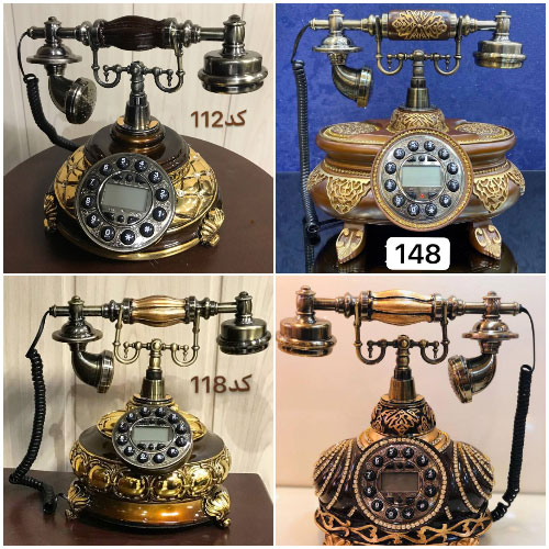 تلفن تزئینی آنتیک مناسب هدیه خاص