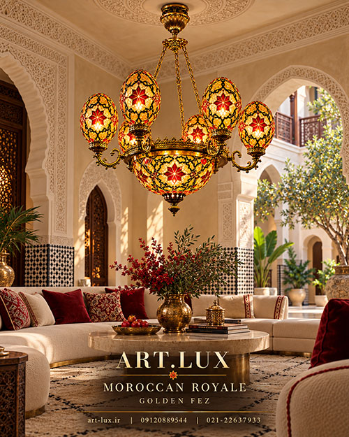 Champagne and ivory floral chandelier with antique gold-tone scrolling arms